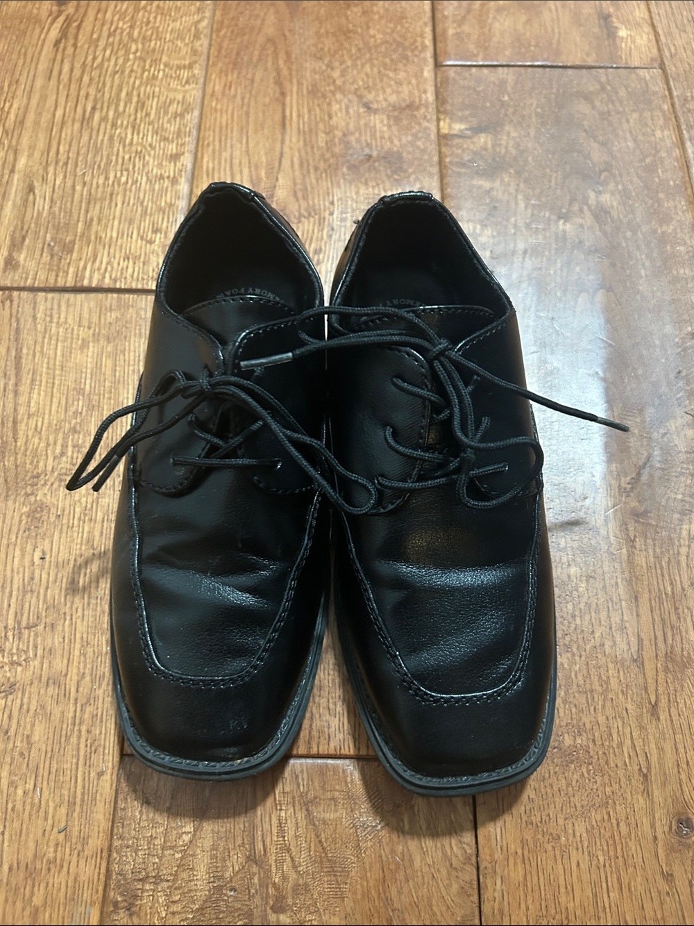 Sonoma Black Kids Lace-Up Dress Shoes